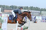 Талантливая молодая тракенка в конкур!