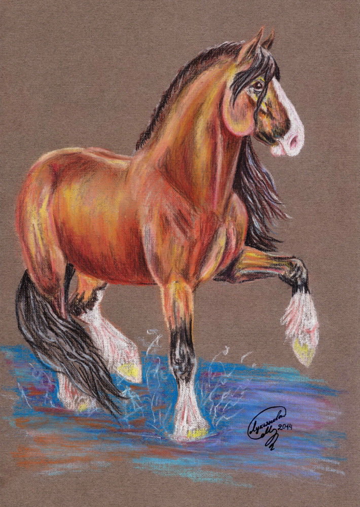Просто лошадки. Владимирский тяжеловоз и арабский скакун. Лошадь рисунок. Тяжеловоз живопись. Лошадь тяжеловоз рисунок.