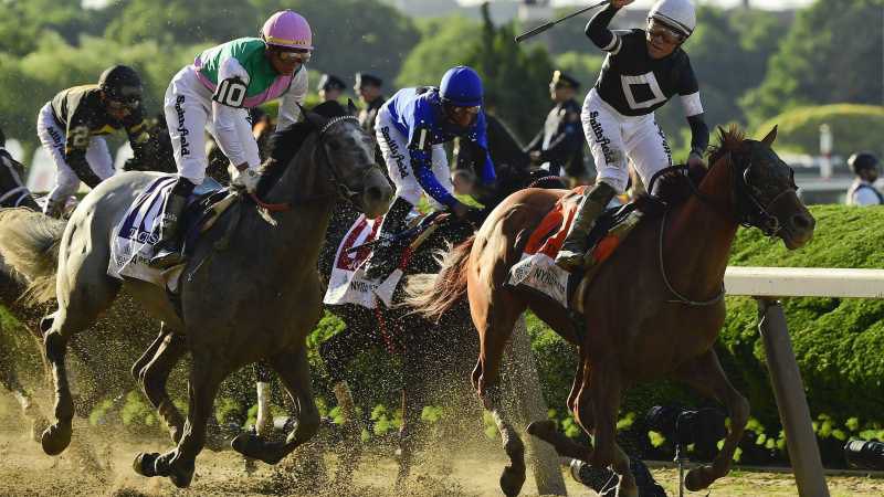 Ипподром Belmont Park, скачка Belmont Stakes (Gr. 1) 2019 год.