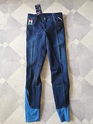 Новые джинсовые бриджи с полной силиконовой леей