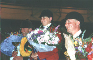 Церемония награждения. Вл. Белецкий, Н. Симония, В. Казанов