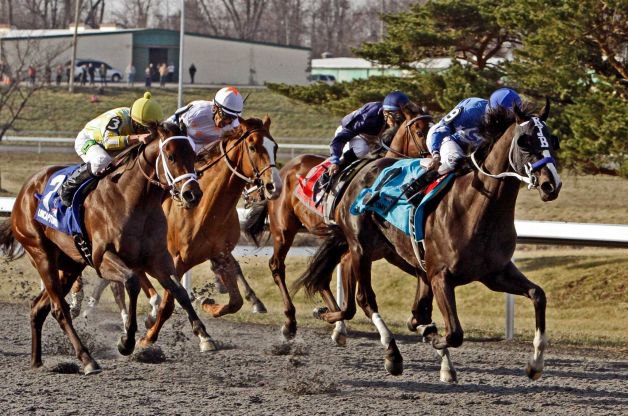 Ипподром Turfway Park, скачка Spiral Stakes 2013 год.