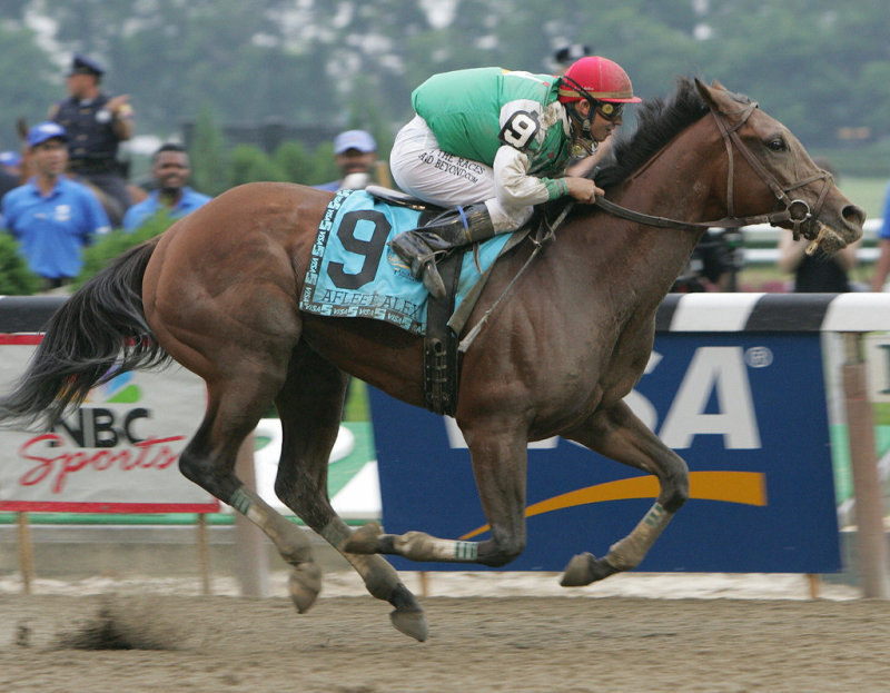 Ипподром Belmont Park 2005 год. Последний этап Тройной Короны - Belmont Stakes. 