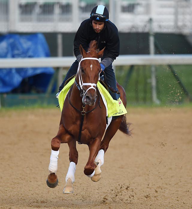 Ипподром Churchill Downs 2014 год, подготовка к первому этапу Тройной Короны - Kentucky Derby.