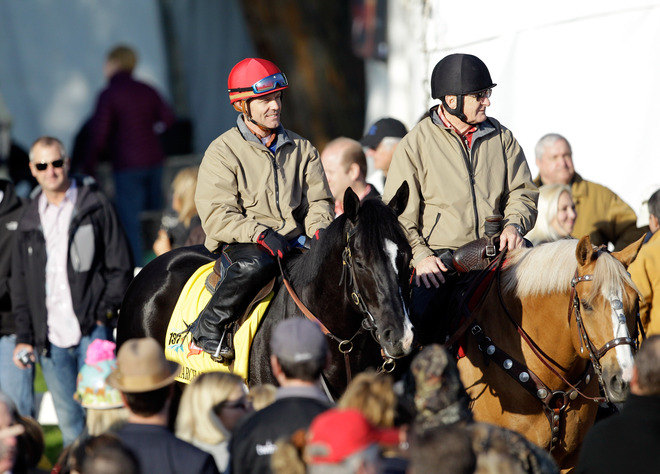 Ипподром Churchill Downs 2011 год, подготовка к первому этапу Тройной Короны - Kentucky Derby.