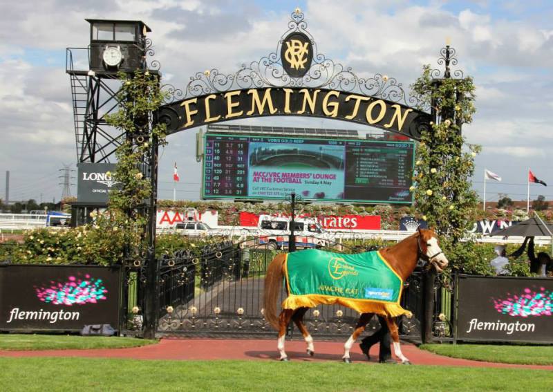 Ипподром Flemington.