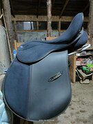 Седло "Daslo" универсал.17",жёлт./син. ленчики