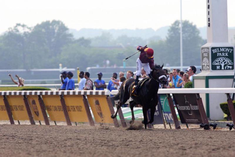 Ипподром Belmont Park 2008 год, последний этап Тройной Короны - Belmont Stakes.