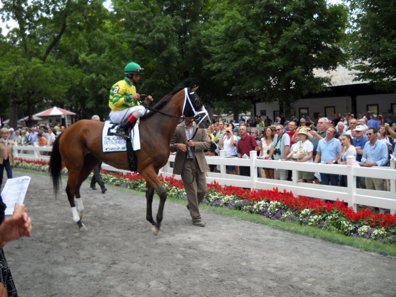 Ипподром Saratoga 2010 год, скачка BetFair TVG Alabama Stakes - Gr. 1 (4 место)