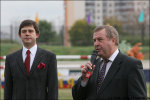 Президент федерации конного спорта России Г.Н. Селезнев говорит приветственную речь