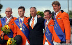 Церемония награждения - команда Нидерландов