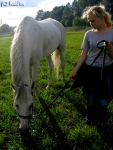 Алиса и Тёма,август 2007, КСК Гармония,лошадь принадлежит ЧВ
