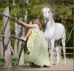 Анастасия и её конь Самшит