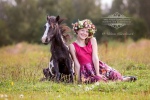 Лето в Идальго-Машенька и ее любимица,мини лошадка Катажена.